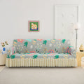 Axyaa Cartoon Sofa Cover - All-Inclusive, Non-Slip, Four-Season, Double Armrest, Elastic Sofa Cover