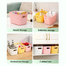Axyaa Set of 10 Plastic Storage Boxes for Home Organization