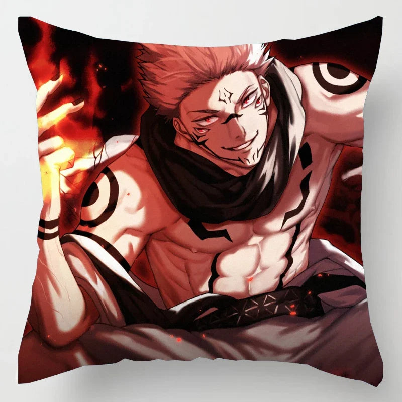 Jujutsu Kaisen Itadori Yuji & Gojo Satoru Pillowcases by Axyaa - Home Decor & Sofa Essential