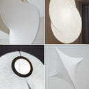 Axyaa Silk Japanese Retro Chandelier - Elegant Curved Design Pendant Lights