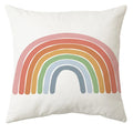 Axyaa Rainbow Sun Pattern Pillowcase for Children's Room & Living Room Decor