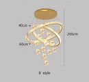 Axyaa Circular Planet Staircase Pendant Light for Dining & Living Room