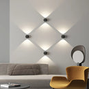 Axyaa Outdoor Waterproof Wall Sconce - 6W Up and Down Lights for Porch and Garden Indoor Decor