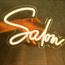 Axyaa LED Flex Neon Beauty Salon Sign - USB Power - Wall Decor & Lighting