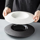 Axyaa Ceramic Dinner Plate Set - Versatile Tableware for Home Dining
