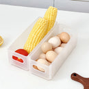 Axyaa Plastic Folding Fridge Storage Box - Large Capacity Vegetable Organizer