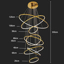 Axyaa Crystal Chandelier Stair Pendant Lamp Living Room Pendant Lights Modern Interior Lighting