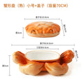Axyaa Crab Shell Plate: Exquisite Ceramic Tableware for Fruit Salad and Kitchen Décor