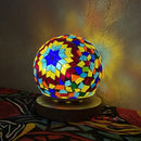 Axyaa Turkish Mosaic Lamp DIY Material Package Glass Night Light Handmade Gift