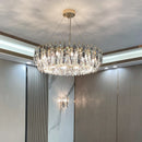 Axyaa Crystal Light Luxury Chandelier for Living Room, Dining Room, and Bedroom