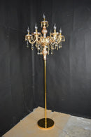 Luxurious Crystal Floor Lamp for LED Fashion and Vintage Style by Axyaa