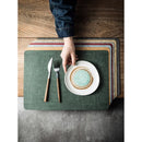 Axyaa Leather Dining Table Insulation Mat: Waterproof, Heat Resistant, Japanese Style