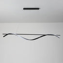 Axyaa LED Strip Chandelier - Nordic Minimalist Design - Modern Kitchen & Bedroom Pendant Light
