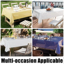 Axyaa Waterproof Vinyl Tablecloth Protector for Dining Tables