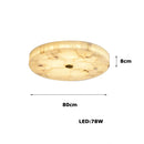 Axyaa Marble Series LED Ceiling Chandelier for Living Room & Bedroom