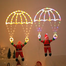 LED Santa Claus Parachute Lights by Axyaa: USB-Powered, 8 Modes for Indoor/Outdoor Christmas Decor