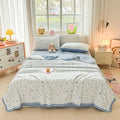 Axyaa Knitted Printed Aerobic Double Yarn Soybean Summer Quilt Core - Washable & Breathable