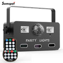 Axyaa RGBY Laser Effect Party Lights with Remote Control for Stage Lighting