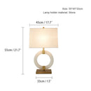 Axyaa Marble Table Lamp - Modern LED Desk Light for Home Decor