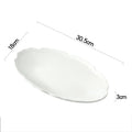 Axyaa Flower Striped Ceramic Plate Set.