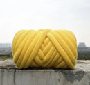 Axyaa Super Velvet Chunky Yarn - Thick Cotton Wool Tube Yarn for DIY Handwork