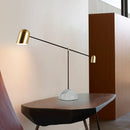 Axyaa Marble Base Adjustable Table Lamp for Living Room, Study, Bedroom - Modern Designer Light
