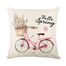 Axyaa Lavender Print Collection Pillowcase for Home Decor and Bedding