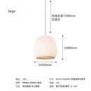 Axyaa White Knitted Fabric Pendant Light: Modern Spanish Designer Mushroom Lamp for Home Decor