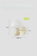 Axyaa Mushroom Wall Lamp: Art Deco Wall Light for Living Room Decor