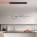 Axyaa LED Pendant Light: Remote Control Dimmable Fixture for Dining Room, Kitchen, Bar.