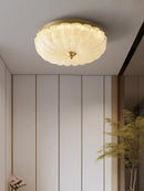Axya Cream Air Ceiling Lamp: Warm & Romantic Bedroom Lighting