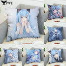 Axyaa Shizuku Anime Pillow Covers 45*45 Cushion Cover for Fall Decor
