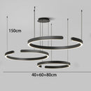 Axyaa Nordic Dining Room Pendant Ceiling Light Chandelier for Living Room