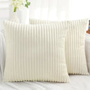 Axyaa Corduroy Cushion Cover - Soft & Fluffy Luxury Home Pillow Case