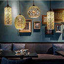 Axyaa Deluxe Glass Sky Chandelier Pendant Lamp for Kitchen Bar & Restaurant