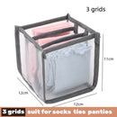Axyaa Clothing Organizer Box for Underwear Socks Bras Pants Scarves Ties Jeans & more