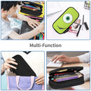 Axyaa Double Layer Pen Box: Large Capacity Office Supplies Case, Ideal Birthday Gift
