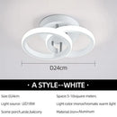 Axyaa LED Aisle Ceiling Light: Modern Nodic Home Lighting for Bedroom, Living Room, Balcony