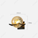 Axyaa LED Glass Sphere Wall Lamp for Bedroom Living Room Lighting