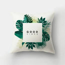 Axyaa Geometric Leaves Pillowcase 45x45cm Home Sofa Decoration