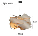 Axyaa Modern Wood Color Bar LED Pendant Lights for Indoor Dining Room