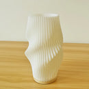 Axyaa Pleated Cream 3D Desk Lamp Bedside Bedroom Study Coffee Shop Atmosphere