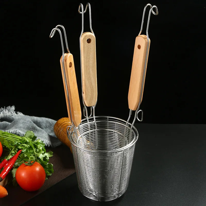 Axyaa Stainless Steel Large Colander for Home Cooking Essentials