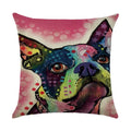 Axyaa Animal Print Pillow Cover: Stylish Sofa & Chair Linen Cushion Cover Art