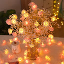 Axyaa LED Rose Fairy Lights for Romantic Bedroom Decor