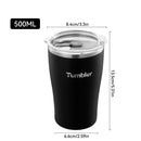 Axyaa 500ml Stainless Steel Thermal Coffee Mug Double Wall Insulated Water Cup