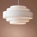 Axyaa Minimalist Fabric Pendant Chandelier for Modern Bedroom and Bar