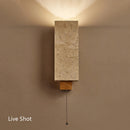 Axyaa Cream LED Wall Sconce Light - Simple Home Decor for Living Room, Bedroom, Corridor