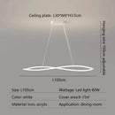 Axyaa Modern LED Dining Pendant Lights Chandeliers for Kitchen and Restaurant