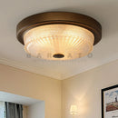 Axyaa LED Ceiling Light with White Frosted Glass Shade for Home Decor